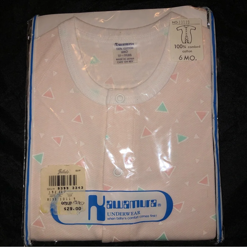 Kawamura Baby Onesie - 6 month